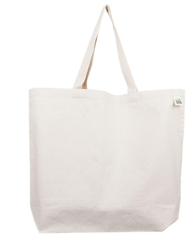 white canvas bag