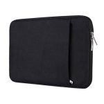 a single black color waterproof nylon laptop sleeve ls5153 series