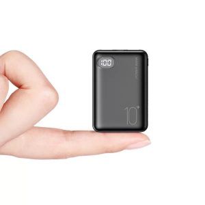 Mini Portable Dual USB Fast Charging Power Bank 10000mah LED Digital Display Powerbank PW02