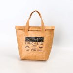 brown kraft/tyvek eco friendly cooler bag with handle