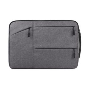 a single brown color 13 inch laptop sleeve with handle
