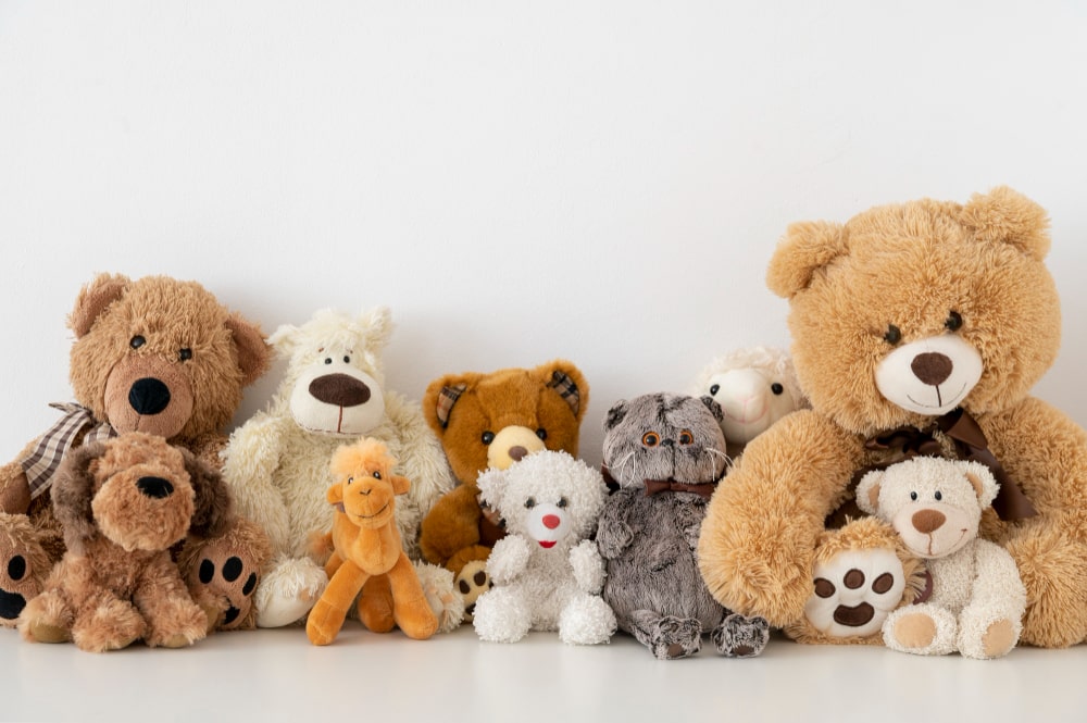 types of animal plush toys