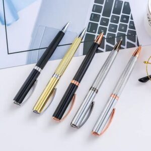 five Metal Carved Twist Ball Point Pen WPMP05