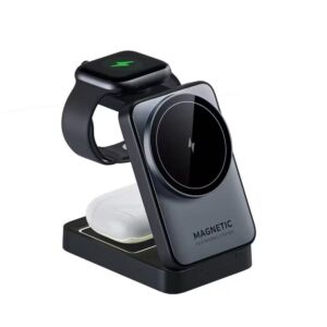 3 in 1 Foldable Wireless Magnetic Fast Charging Stand PAWS01