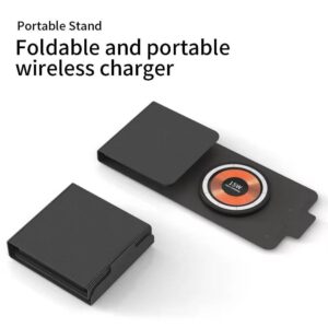 3-in-1 PU Foldable Magnetic Wireless Charger PAWS07