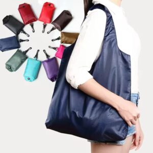 Basic Foldable Shopping Bag with Hook BRFB05