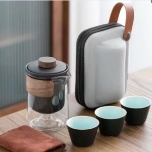 Mini Travel Tea Making Infuser Set with Carrying Case DWTC01