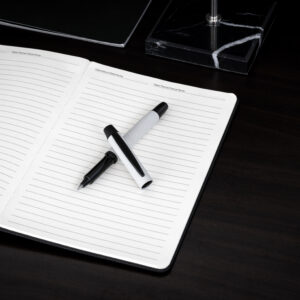 Bianco Recycled Aluminium Pen Frosted Coated Surface with Cap ECAP02