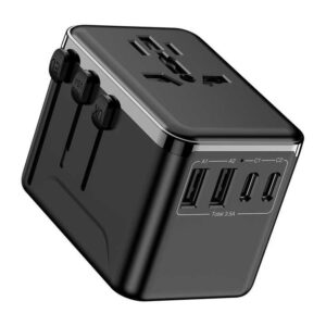 18W Travel Adapter - 2 USB + 2 Type C Port TATA05