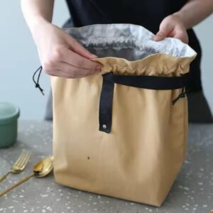 Canvas Drawstring Insulated Cooler Bags BCCB04