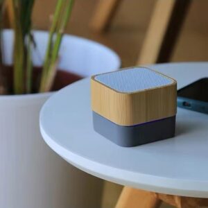 Bamboo LED Wireless Speaker EGBS05