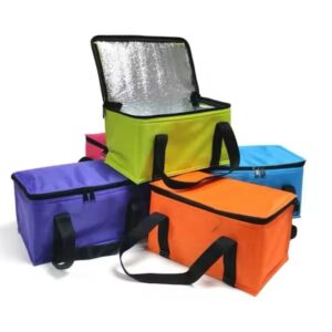 Customizable Color Block Cooler Lunch Bags BCCB06