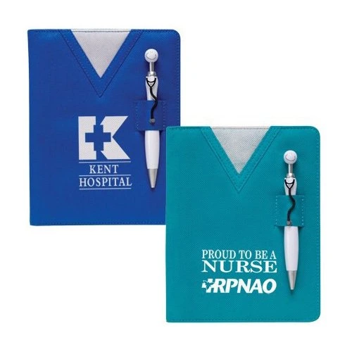two notebook with stationery for corporate gift ideas