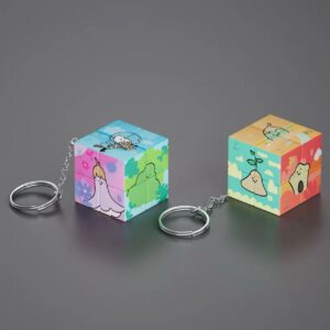 Custom Logo Magic Cube Keychain SPKC10