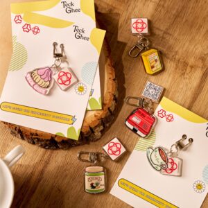 Custom Printed Epoxy Acrylic Keychain SPKC04