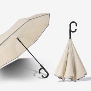 Semi-Automatic Reversible Umbrella with Optional Reflective Edge LSSU01