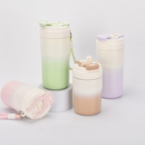 400ml 500ml 316 Stainless Steel Insulated Mug with Strap SSCM24