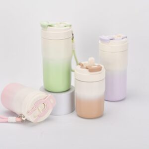 400ml 500ml 316 Stainless Steel Insulated Mug with Strap SSCM24