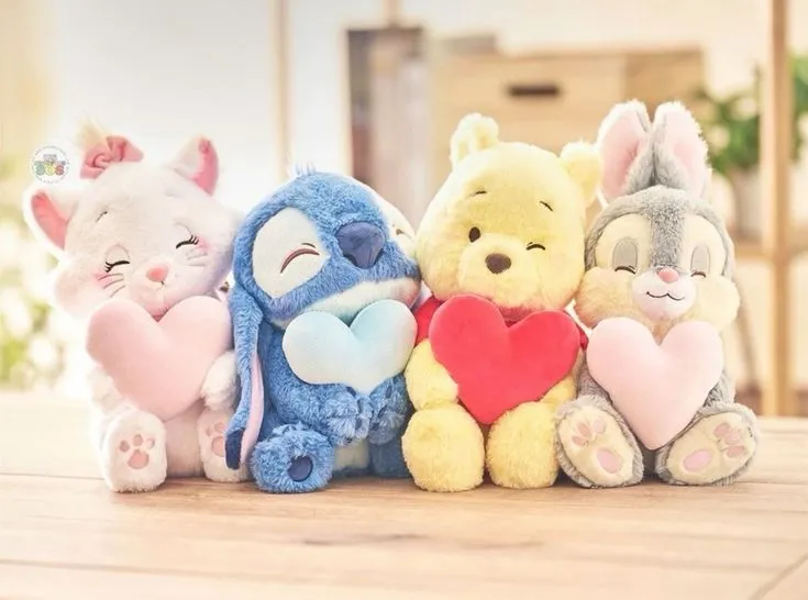 four disney character for what plush toys are worth money