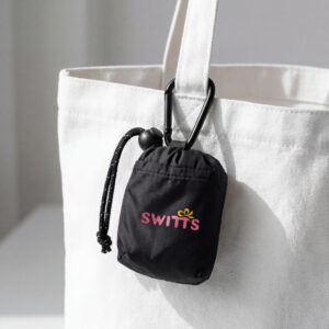 Trendy Foldable Tote with attached Mini Pouch & Sling Carry BRFB10