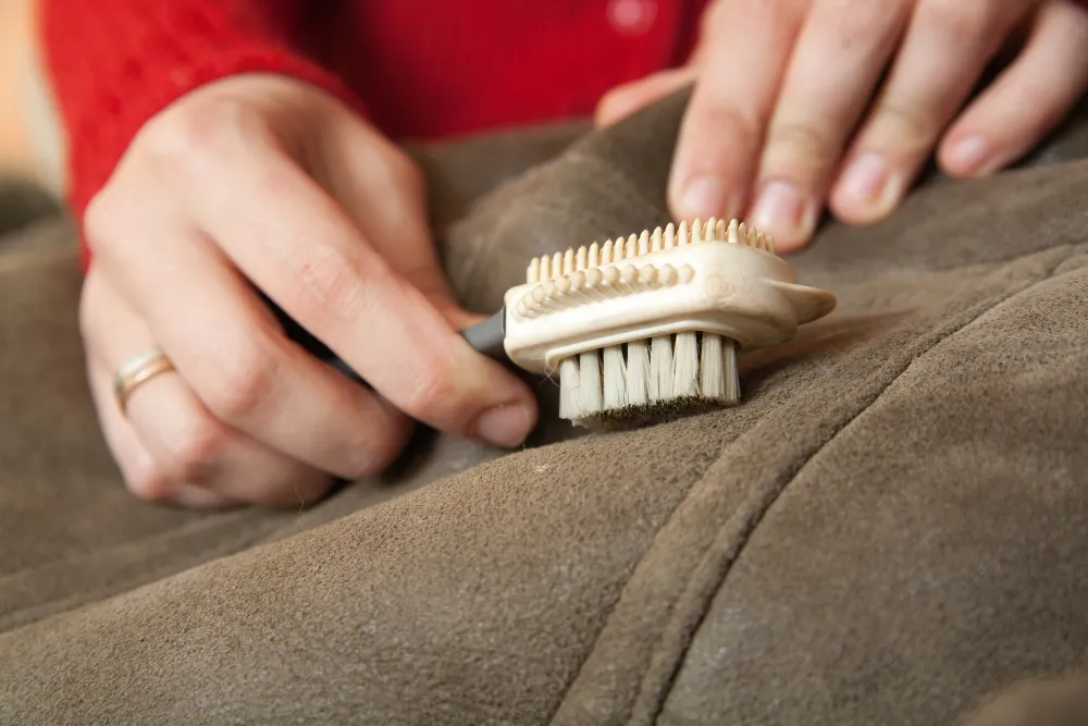 cleaning leather