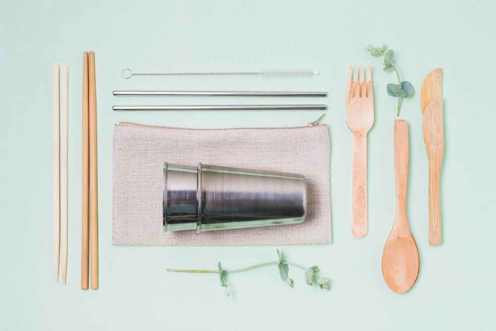 Reusable Bottles, Straws & Cutlery Sets